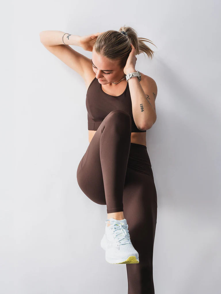 Womens High Rise Tights Pocket